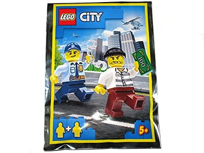 Foto 2 | Foto 2 | Minifigura Lego City: Oficial De Policía Persiguiendo A Un Ladrón - Venta Internacional