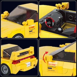 Foto 2 | Foto 2 | Bloques de Construcción King Initial D Rx-7 Mazda con Vitrina - Venta Internacional