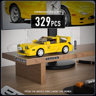 Foto 3 | Foto 3 | Bloques de Construcción King Initial D Rx-7 Mazda con Vitrina - Venta Internacional