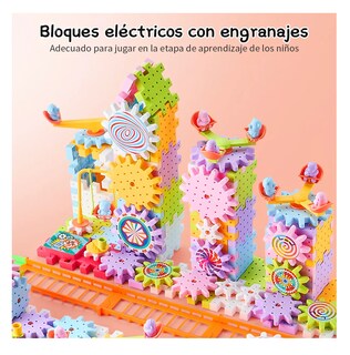 Foto 2 | Foto 2 | Juguetes Didacticos Para Bebes Bloques De Construcción Colores