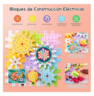 Foto 4 | Foto 4 | Juguetes Didacticos Para Bebes Bloques De Construcción Colores