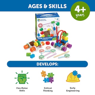 Foto 6 | Foto 6 | Set De Construcción Learning Resources Candy Construction 92 Piezas - Venta Internacional.