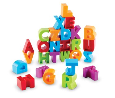 Foto 1 | Foto 1 | Letra Abc De Block Toy Learning Resources, 36 Piezas, Más De 2 Años - Venta Internacional.