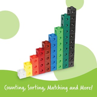 Foto 3 | Foto 3 | Counting Toy Learning Resources Snap Cubes, 100 Piezas, Más De 5 - Venta Internacional.