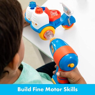 Foto 3 | Foto 3 | Motocicleta De Policía Toy Educational Insights Design & Drill Bolt Buddies - Venta Internacional.