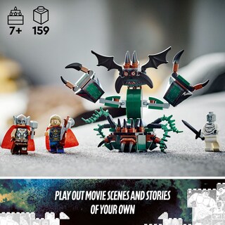 Foto 3 | Foto 3 | Juguete De Construcción Lego Marvel Attack On New Asgard Thor 76207 - Venta Internacional.