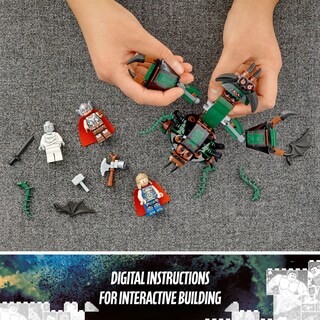 Foto 4 | Foto 4 | Juguete De Construcción Lego Marvel Attack On New Asgard Thor 76207 - Venta Internacional.