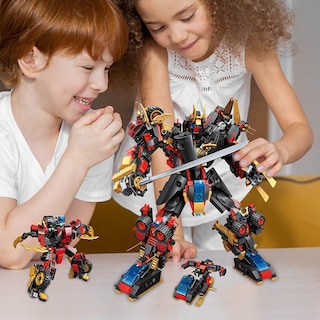 Foto 6 | Foto 6 | Set De Construcción Transformation Robot Warrior Qlt Qiaoletong - Venta Internacional.