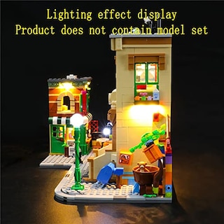 Foto 6 | Foto 6 | Kit De Luces Para La Maqueta De Construcción De Sesame Street 21324 De Lego Ideas - Venta Internacional.