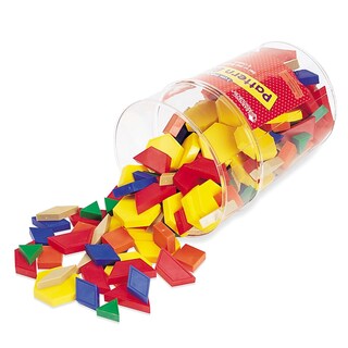 Foto 1 | Foto 1 | Juego De 250 Unidades De Pattern Blocks Learning Resources, Plástico De 1 Cm - Venta Internacional.