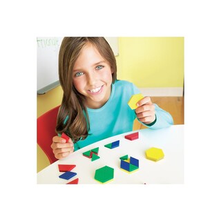 Foto 2 | Foto 2 | Juego De 250 Unidades De Pattern Blocks Learning Resources, Plástico De 1 Cm - Venta Internacional.