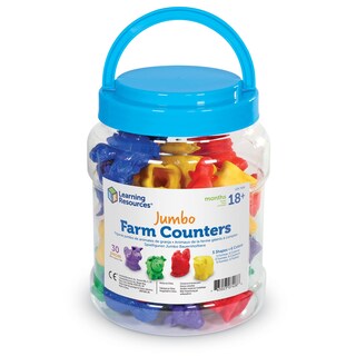 Foto 7 | Foto 7 | Contadores Jumbo Farm De Toy Learning Resources, 30 Unidades, Más De 18 Meses - Venta Internacional.