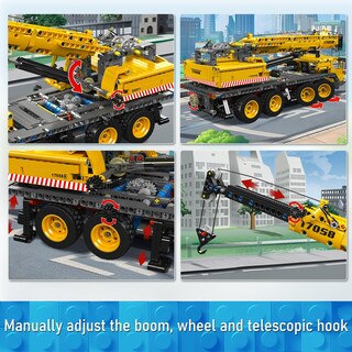 Foto 4 | Foto 4 | Set De Construcción Mould King City Mobile Crane Truck 17058 997 Piezas - Venta Internacional.