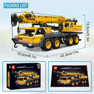 Foto 5 | Foto 5 | Set De Construcción Mould King City Mobile Crane Truck 17058 997 Piezas - Venta Internacional.