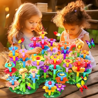 Foto 6 | Foto 6 | Juguetes De Construcción De Jardines Con Flores Doloowee, 184 Unidades, Para Niñas De 3 A 7 Años - Venta Internacional.