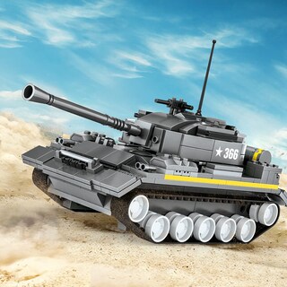 Foto 2 | Foto 2 | Juego De Bloques De Construcción Army Tank, 340 Piezas, Fuerzas Armadas, Más De 10 Años - Venta Internacional.