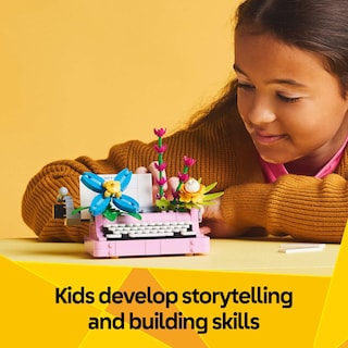 Foto 5 | Foto 5 | Máquina De Escribir 3 En 1 De Juguete De Construcción Lego Creator Con Flores 31169 - Venta Internacional.