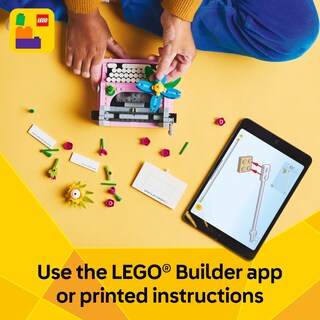 Foto 7 | Foto 7 | Máquina De Escribir 3 En 1 De Juguete De Construcción Lego Creator Con Flores 31169 - Venta Internacional.