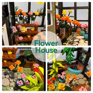 Foto 3 | Foto 3 | Set De Construcción Qlt Qiaoletong Flower House Con 579 Piezas Para Niños De 6 A 12 Años - Venta Internacional.