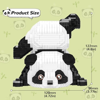 Foto 4 | Foto 4 | Juego De Bloques De Construcción Qlt Qiaoletong Cute Panda 1325 Piezas - Venta Internacional.