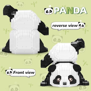 Foto 5 | Foto 5 | Juego De Bloques De Construcción Qlt Qiaoletong Cute Panda 1325 Piezas - Venta Internacional.