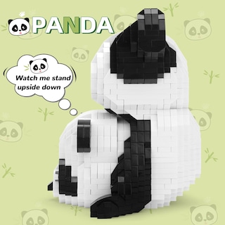 Foto 7 | Foto 7 | Juego De Bloques De Construcción Qlt Qiaoletong Cute Panda 1325 Piezas - Venta Internacional.