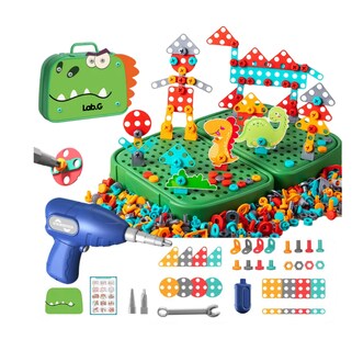 Foto 1 | Foto 1 | Kit De Herramientas 230pzs Juguete Bloques Infantil De Niños Verde Limon