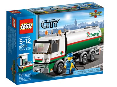 Foto 2 | Foto 2 | Camión Cisterna Lego City 60016 De Juguete Con Minifigura Y Acceso. - Venta Internacional.