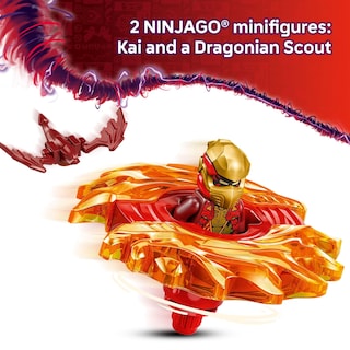 Foto 4 | Foto 4 | Juguete De Construcción Lego Ninjago Kai's Dragon Spinjitzu Spinner 71823 - Venta Internacional.