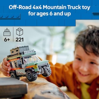 Foto 2 | Foto 2 | Set De Juguetes De Construcción Lego City Off-road 4x4 Mountain Truck 60447 - Venta Internacional.