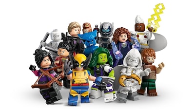 Foto 4 | Foto 4 | Minifigura Lego Marvel Series 2 Hawkeye Con Capa Morada De 5 Cm - Venta Internacional.