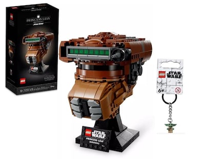 Foto 1 | Foto 1 | Casco Lego Star Wars Princess Leia Boushh 75351 Con Grogu - Venta Internacional.