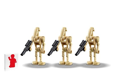 Foto 4 | Foto 4 | Minifigura Lego Star Wars The Clone Wars Battle Droid Con Bláster - Venta Internacional.