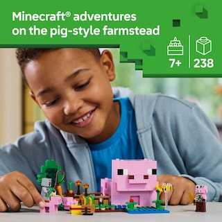 Foto 2 | Foto 2 | Juguete De Construcción Lego Minecraft The Baby Pig House 21268 - Venta Internacional.