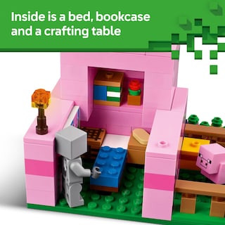 Foto 3 | Foto 3 | Juguete De Construcción Lego Minecraft The Baby Pig House 21268 - Venta Internacional.