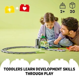 Foto 2 | Foto 2 | Juguete De Construcción Lego Duplo Town Train Tunnel Con 10 Vías 10425 - Venta Internacional.