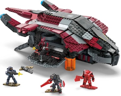 Foto 5 | Foto 5 | Set De Construcción De Juguetes Mega Halo Infinite Banished Phantom Con 1214 Piezas - Venta Internacional.