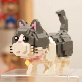 Foto 4 | Foto 4 | Juego De Bloques De Construcción Pet Cute Grey Cat 673 Piezas Para Niños Y Niñas - Venta Internacional.