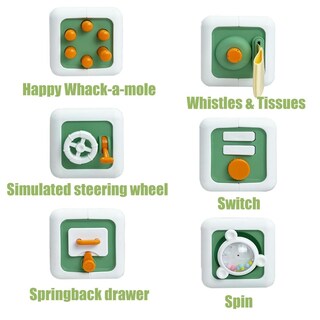 Foto 2 | Foto 2 | Juguete Busy Cube Para Niño Y Niña De 1 Año, Montessori De 1 Año O Más - Venta Internacional.