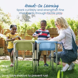 Foto 4 | Foto 4 | Mesa De Juego Ecr4kids Con 4 Estaciones Ajustables Para Arena Y Agua - Venta Internacional.