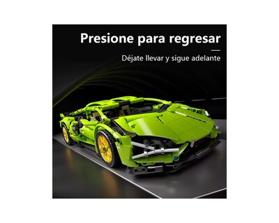 Foto 2 | Foto 2 | Bloques Construcción Coche Carrera Verde1299pc