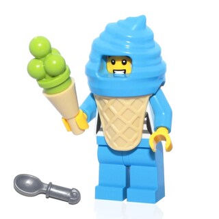 Foto 2 | Foto 2 | Minifigura De Lego City Town, Chico Con Traje De Helado Azul - Venta Internacional.