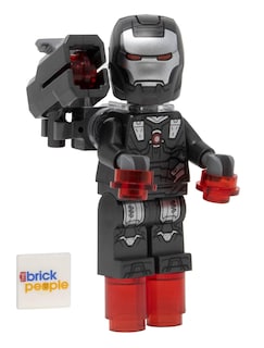 Foto 1 | Foto 1 | Minifigura Lego Superheroes War Machine Con Cañón De Hombro 2024 - Venta Internacional.