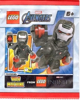 Foto 2 | Foto 2 | Minifigura Lego Superheroes War Machine Con Cañón De Hombro 2024 - Venta Internacional.