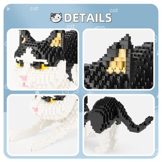 Foto 3 | Foto 3 | Bloques De Construcción Qlt Qiaoletong Cat Mini 1390 Unidades Para Niños Mayores De 10 Años - Venta Internacional.