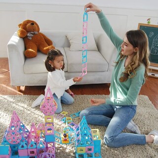 Foto 7 | Foto 7 | Juego De Bloques De Construcción Magnéticos Magblock 103 Piezas Para Más De 3 Años - Venta Internacional.