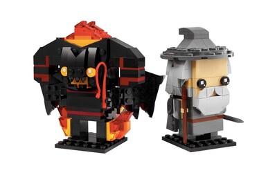 Foto 1 | Foto 1 | Set De Construcción Lego Brickheadz 40631 Gandalf El Gris Y Balrog - Venta Internacional.