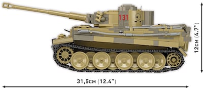 Foto 3 | Foto 3 | Bloques De Construcción: Colección Histórica Cobi: Panzer Vi Tiger 131 De La Segunda Guerra Mundial - Venta Internacional.