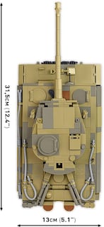 Foto 4 | Foto 4 | Bloques De Construcción: Colección Histórica Cobi: Panzer Vi Tiger 131 De La Segunda Guerra Mundial - Venta Internacional.