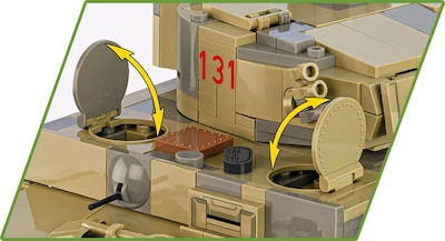 Foto 5 | Foto 5 | Bloques De Construcción: Colección Histórica Cobi: Panzer Vi Tiger 131 De La Segunda Guerra Mundial - Venta Internacional.